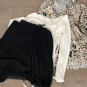 Aritzia work blouse bundle